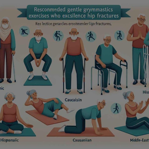 Quels exercices de gymnastique douce sont recommandés pour les seniors ayant subi une fracture de la hanche ?